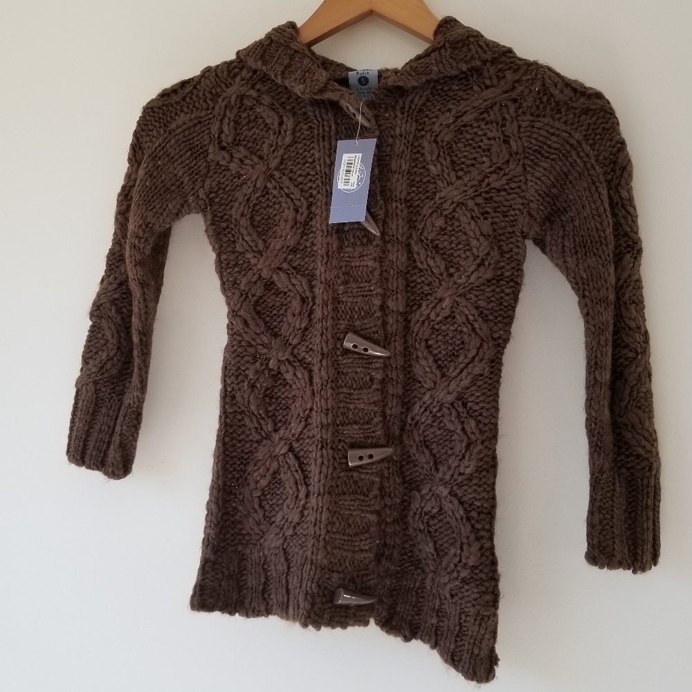 Pumpkin Patch Brown Sweater  NWT